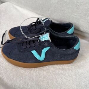 Vans Sport Low Navy Teal Gum Suede Mens Skate Shoes Sneakers VN0A4BU6XW3‎